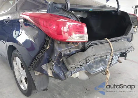 2013 Hyundai Elantra Gls z USA, uszkodzony, nr VIN 5NPDH4AEXDH324240